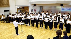 過去に実施した合唱行脚の様子