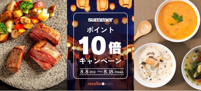 ポイント10倍!リセライーツにて、ポイントアップキャンペーンを8/8(金)よりスタート!