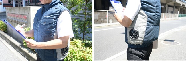全国の建設現場にファン付き送風ベストを導入