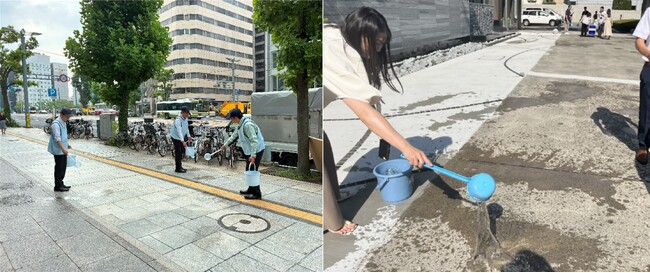 国土交通省推進　8月1日(金)~8月7日(木)「水の週間」水道機工「打ち水イベント」全国各地の拠点で開催再利用水30L使用、水資源の重要性を再認識する機会に