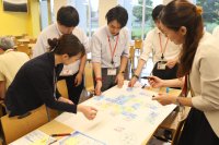 包括連携協定に基づき、石狩市の未来を教員と職員が共に考えるワークショップを開催しました。