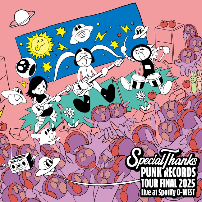 SpecialThanksがライブアルバム『PUNK RECORDS TOUR FINAL 2025 - Live at Spotify O-WEST』を本日リリース！