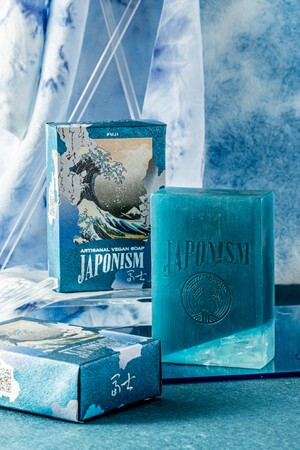 JAPON!SMから、新たな香りをまとう米ぬかヴィーガン石鹸「富士」「キセル」「ヒノキ」3種が登場
