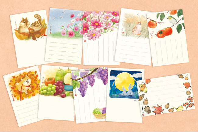 【新商品】『絵入りはがき 2025 秋柄』を販売開始します