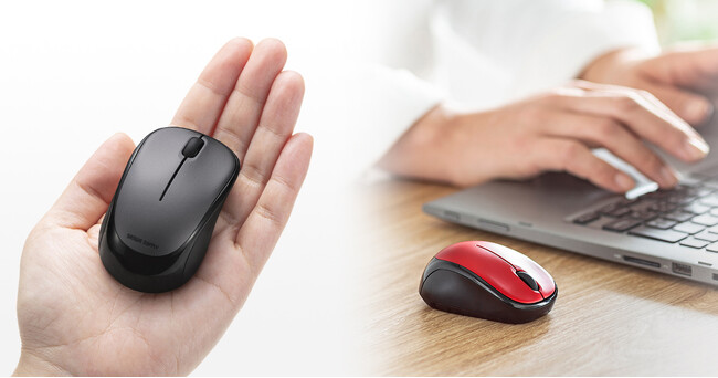 携帯性と静音性を両立。狭い場所でも使える超小型静音Bluetoothマウスを発売