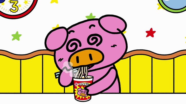 トンでもないウマさ！1993年のデビュー以来、CM初出演のブタメンくんが登場するWEB 動画公開！