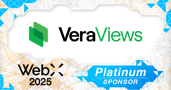 VeraViews、グローバルweb3カンファレンス「WebX」のプラチナスポンサーに決定