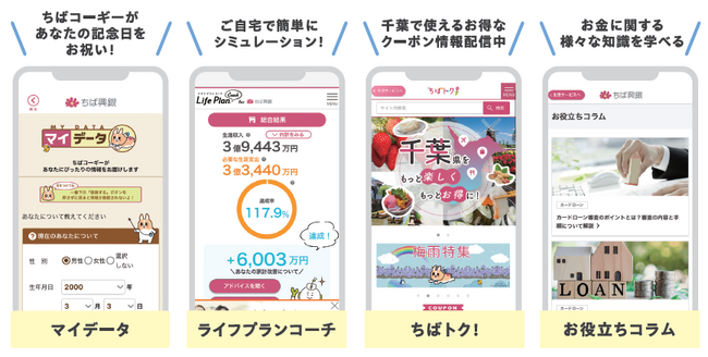 「ちば興銀アプリ」で暮らしに寄り添ったサービスの提供を開始