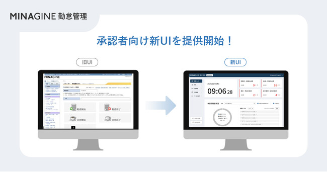 勤怠管理システム「MINAGINE勤怠管理」、承認者向け新UIを8月4日より提供開始。直感的な操作性で、承認者の業務効率を大幅に向上