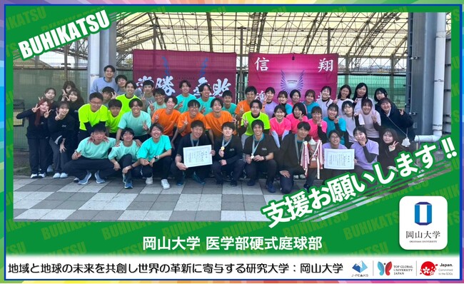 【岡山大学】岡山大学医学部硬式庭球部 クラウドファンディングに挑戦!