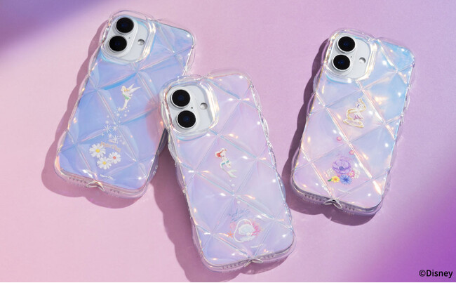 ぷっくり感が可愛い!「ディズニーキャラクター」デザインのクリアキルティングケースが新登場!