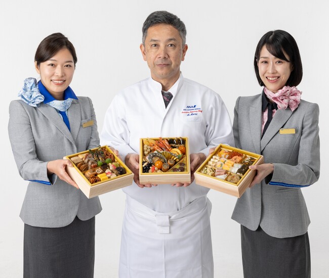 定番の豪華和食に加え、ANA初の”海鮮おせち”が登場！新年を祝う2026年ANAオリジナルおせち、９種類をラインアップ