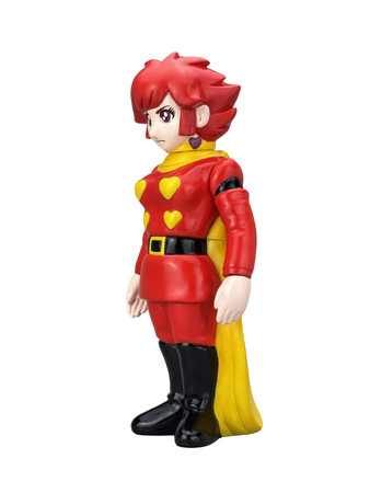 キューティーハニーがサイボーグ009の世界観をまとった石森プロ×ダイナミック企画の公式クロスオーバーソフビフィギュアが登場。