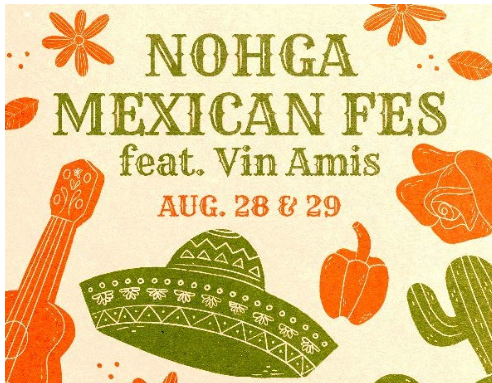 【ノーガホテル 秋葉原 東京】　暑い夏にぴったりのメキシカンメニューを楽しむ「NOHGA MEXICAN FES feat. Vin Amis」８/28（木）・29（金）の2日間限定開催！