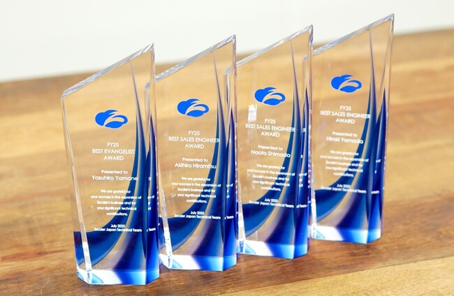 エーピーコミュニケーションズ 山根 康裕がZscalerの「TOP EVANGELIST AWARD」を、エンジニア3名が「TOP SALES ENGINEER AWARD」を受賞
