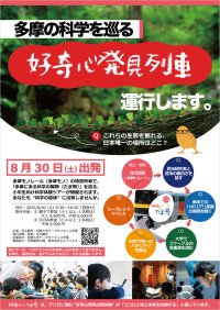 【明星大学】科学の魅力を乗せて走る特別列車「好奇心のたま号（たまご）」～多摩モノレールで巡る1日ツアー 8月30日（土）に開催～