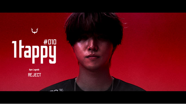 プロeスポーツチーム「REJECT」 ストリーマー部門に『1tappy』が加入