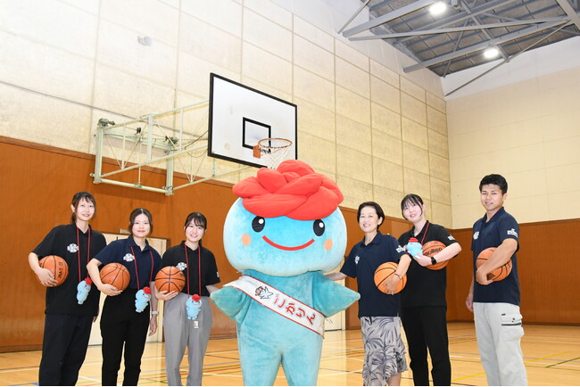 【茨城県五霞町】茨城ロボッツ×五霞町コラボポロシャツを着用！熱い気持ちで公務に臨みます！