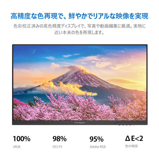 【新製品発表】INNOCN、Macユーザーに最適化された27インチ4Kモニター「27D1U」を日本市場で発売 - 発売記念7％OFFキャンペーン実施中