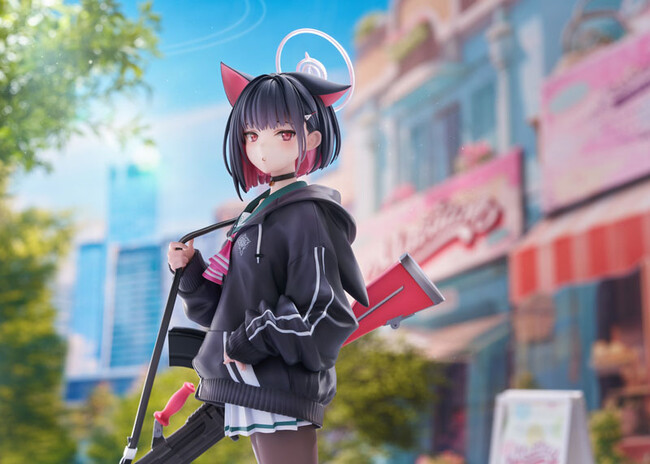 『ブルーアーカイブ -Blue Archive-』より、トリニティ総合学園1年・放課後スイーツ部の「カズサ」が立体化。あみあみにて予約受付中。