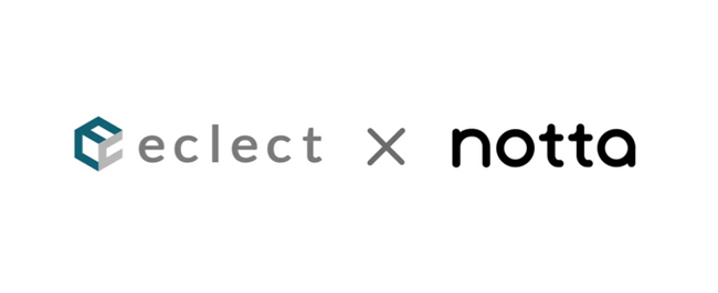 エクレクトとNotta、アライアンス契約を締結