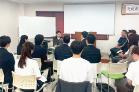 八天堂にてしがく式レッスンの様子 八天堂にてしがく式レッスンの様子