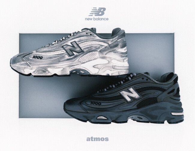 1999年から時代を超えて復刻された「New Balance」”1000”の「atmos」エクスクルーシブカラーが登場