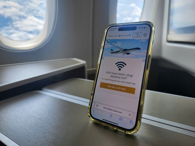ベトナム航空、機内インターネットサービスの試験運用をエアバスA350型機で開始