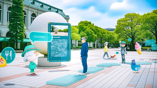 MESONと博報堂ＤＹホールディングス、 都市空間を徒歩移動中のAR体験に関する実証実験を実施