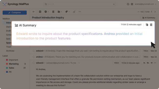 Synology が Office Suite に大規模な AI アップデートをリリースし、プライベートクラウドの生産性とセキュリティを強化