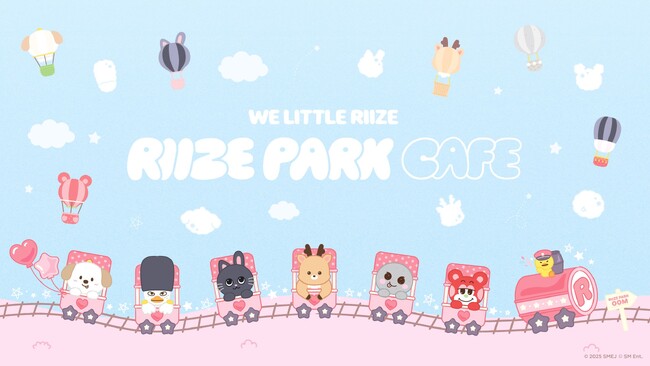 RIIZEの公式キャラクター「WE LITTLE RIIZE」初のテーマカフェが開催決定！「RIIZE PARK CAFE」期間限定オープン！！