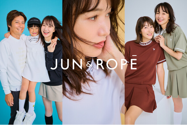 モデル・三枝こころが初ディレクション！「JUN&ROPE」2025 A/W ファーストゴルフウエアコレクションを8月23日（土）発売