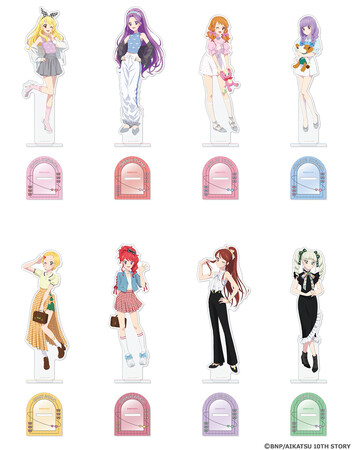 アニメイト限定!!　『アイカツ！』より、ペアごとにお揃いのリボンコーデがかわいい「Link Ribbon」がテーマの新規描き下ろし商品が、8月23日発売！　同日からフェアとオンリーショップの開催も♪