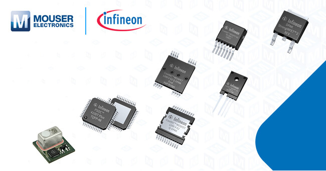 マウザー、Infineon Technologiesの新商品を追加しラインナップを強化