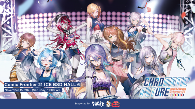 ホロライブインドネシア 現地初ライブ 『hololive Indonesia 5th Anniversary LIVE Chromatic Future』情報解禁！