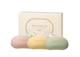 『アロマソープセット(ローズ・ユズ・ベルガモット)』1,760円(税込)
