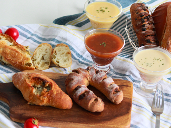 「ぱん結び(R)」が、冷製スープとパンを楽しむ夏のキャンペーンをスタート!