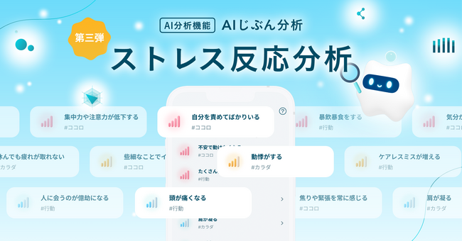 AI時代の“新ストレスケア”が誕生！アウェアファイ、「ストレス反応分析」をリリース。ユーザーに現れやすい無意識の反応を可視化し、立体的な自己理解をサポート。