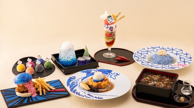 「HOKUSAI-ぜんぶ、北斎のしわざでした。展」ここでしか手に入らない展覧会コラボグッズ＆出展作品からインスパイアされたテーマカフェが登場します！