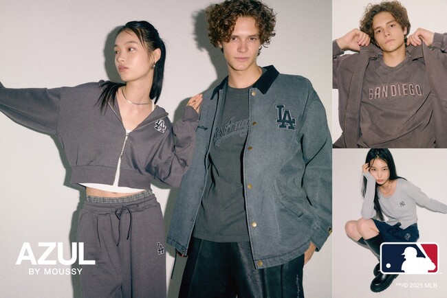 AZUL BY MOUSSYから「MLB」との別注アイテムを発売！