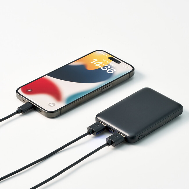 薄型・軽量で毎日の持ち歩きに最適なコンパクトモバイルバッテリーが登場！