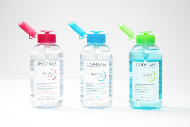 敏感肌スキンケアブランド 『ビオデルマ』のクレンジングウォーター 「サンシビオ H2O 」は今年で発売30周年！肌目的別に選べる「H2O ポンプ祭り」を全国のバラエティストアで8月25日から開催！
