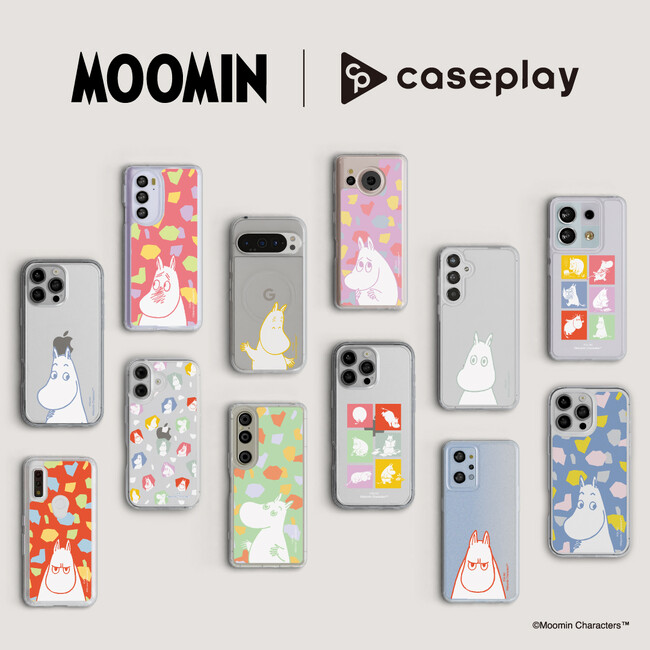 北欧の人気キャラクター「MOOMIN(ムーミン)」のスマートフォンアクセサリーがデザイン×130機種以上のラインナップでcaseplayから登場！