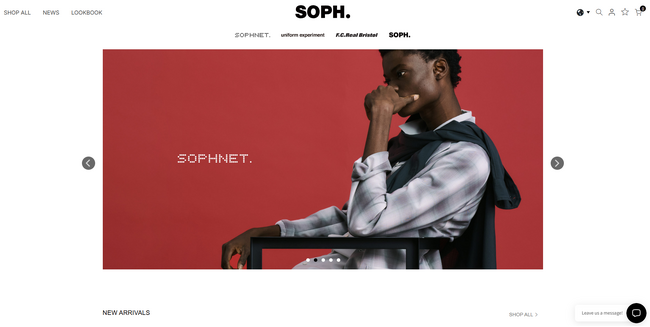 Lingble、アパレルブランドを展開する「SOPH.」のグローバルECストアの構築
