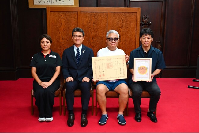 宮崎県に「企業版ふるさと納税」を実施　令和5年度に実施した寄付に対し「紺綬褒章」を受章