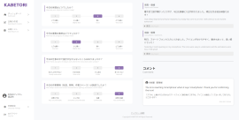 KABETORI画面(AIが日本語の日報形式へリライト) KABETORI画面(AIが日本語の日報形式へリライト)
