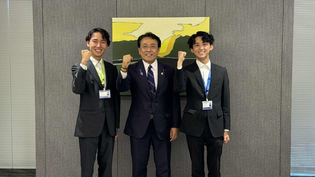赤澤スタートアップ担当相が株式会社NAGARAを視察に訪れました