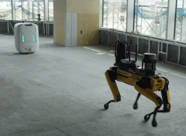 四足歩行ロボット「Spot（スポット）」による建設現場の巡回作業