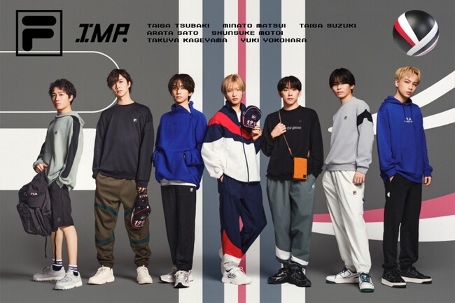 FILAのブランドアンバサダー「IMP.」が着用する2025　Autumn Collectionが本日公開！
