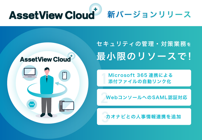 統合型IT運用管理「AssetView」シリーズの新ブランド「AssetView Cloud ＋」、 新バージョンをリリース